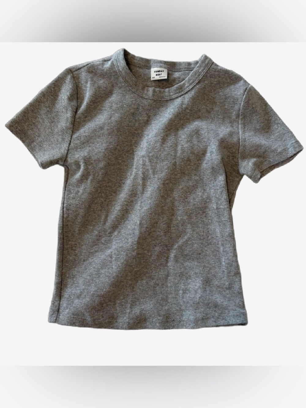Sunday Best Short Sleeve Tee - Gray